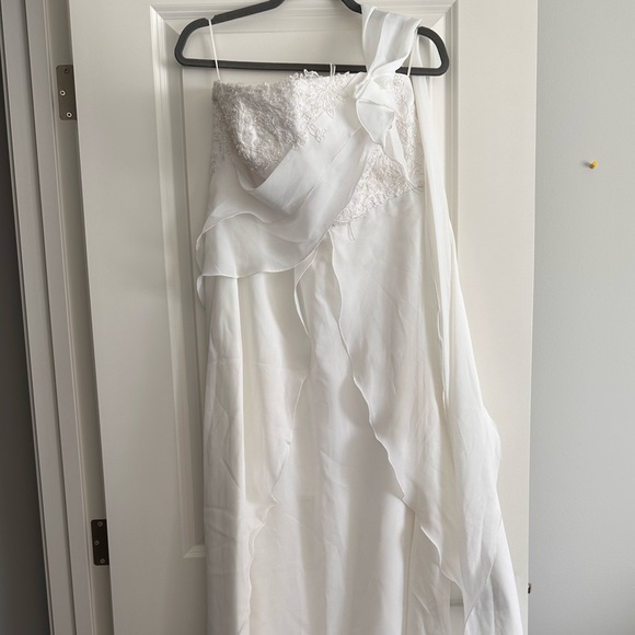 White Embellished Dress - Picture 1 of 5